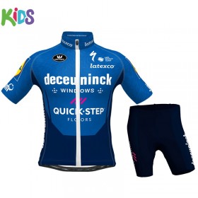 Tenue Maillot + Cuissard 2021 Deceuninck-Quick-Step Enfant N001